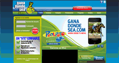 Desktop Screenshot of ganadondesea.com